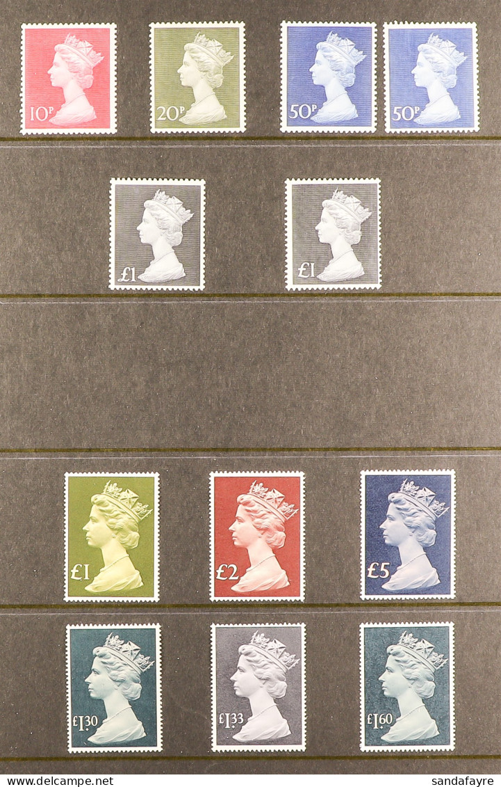1971-1986 COMPLETE NEVER HINGED MINT COLLECTIONS Includes 1971-86 Stamps On Stock Pages And Presentation Packs Apparentl - Other & Unclassified
