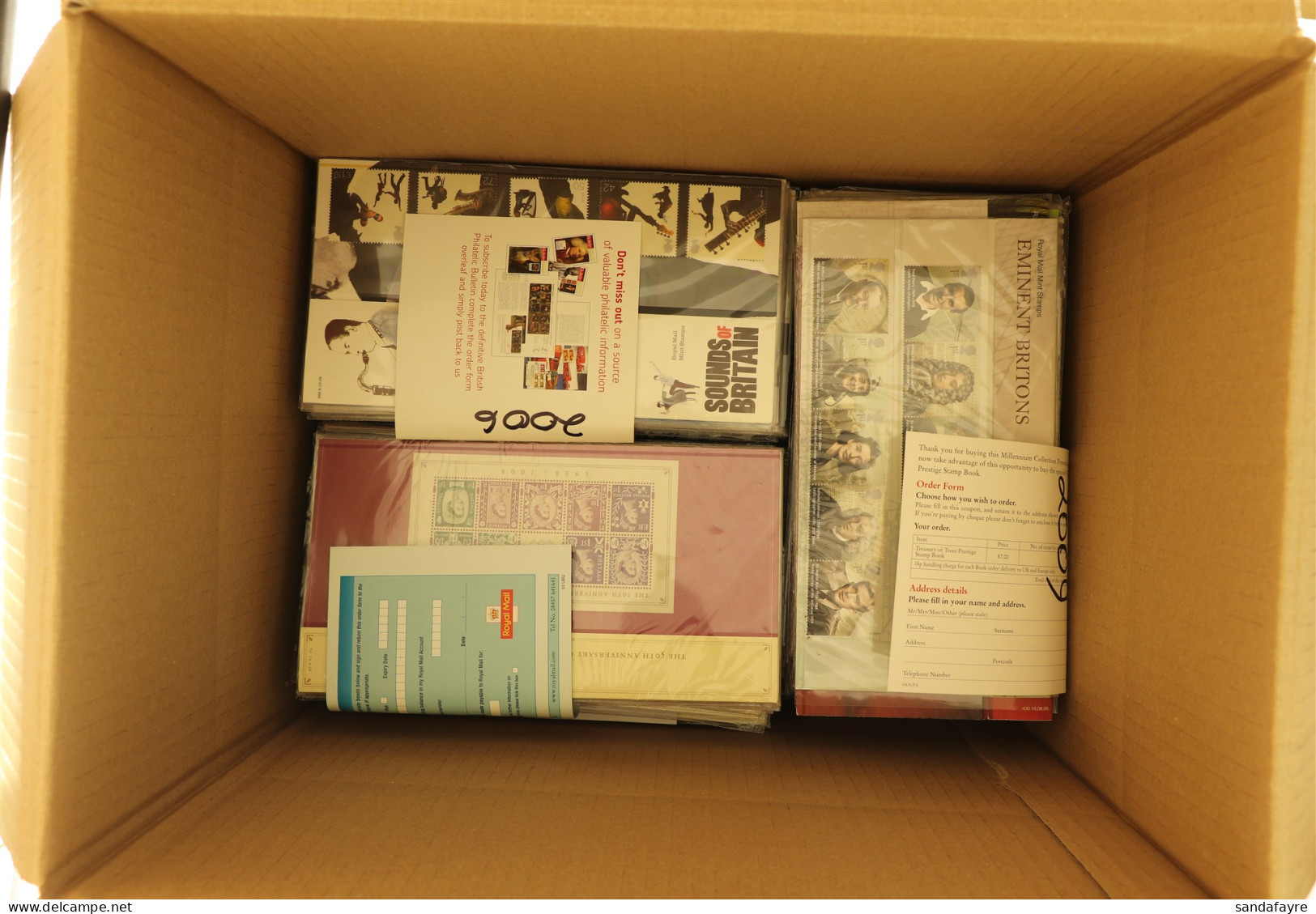 1980-2009 PRESENTATION PACKS Collection In Box, Seems To Be Almost Complete From Late 1980's Onwards Incl Greetings, Def - Andere & Zonder Classificatie