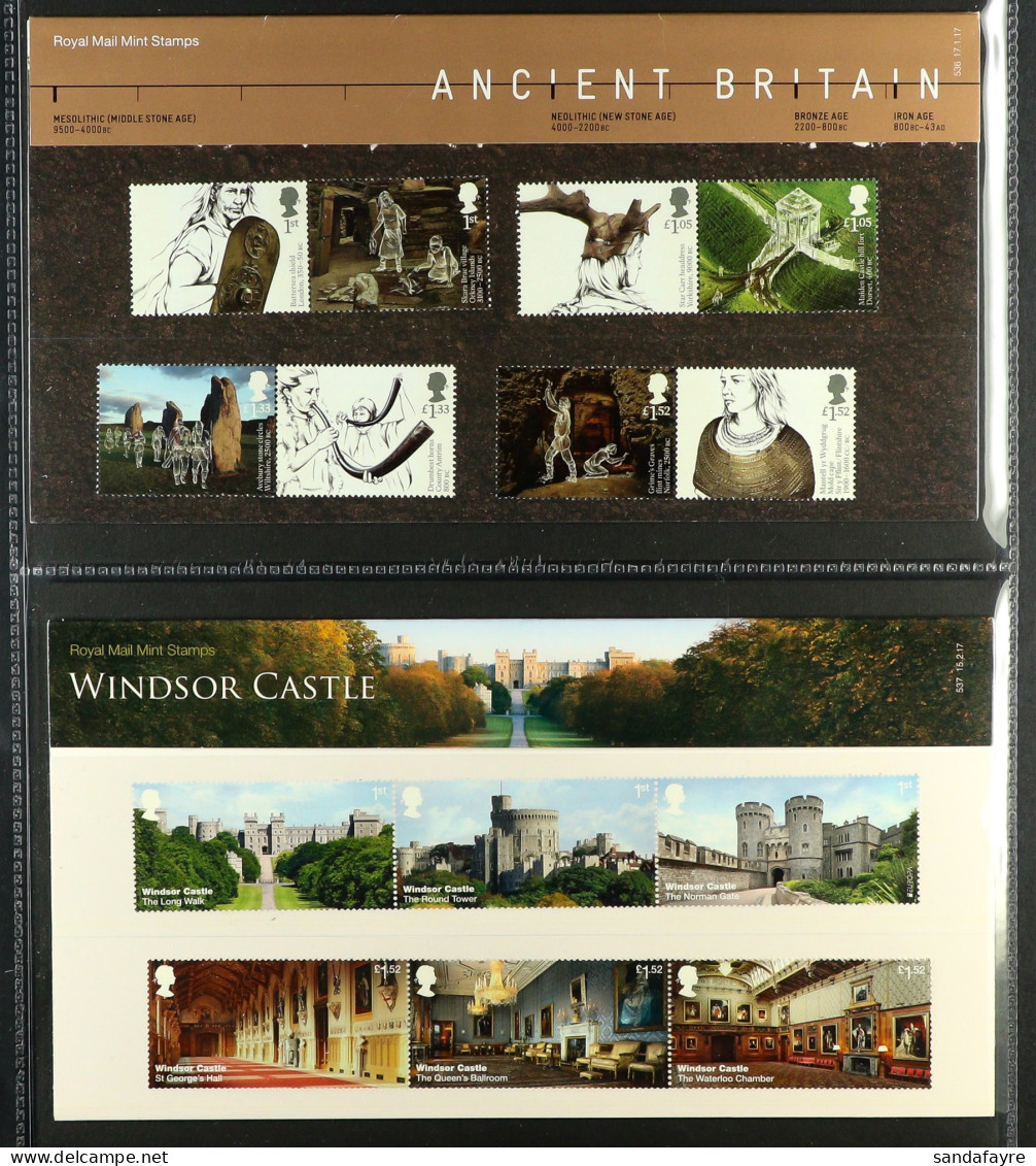 2010-2017 PRESENTATION PACKS In Two Albums, Includes Commemorative Issues Virtually Complete For The Period, Face Value  - Andere & Zonder Classificatie