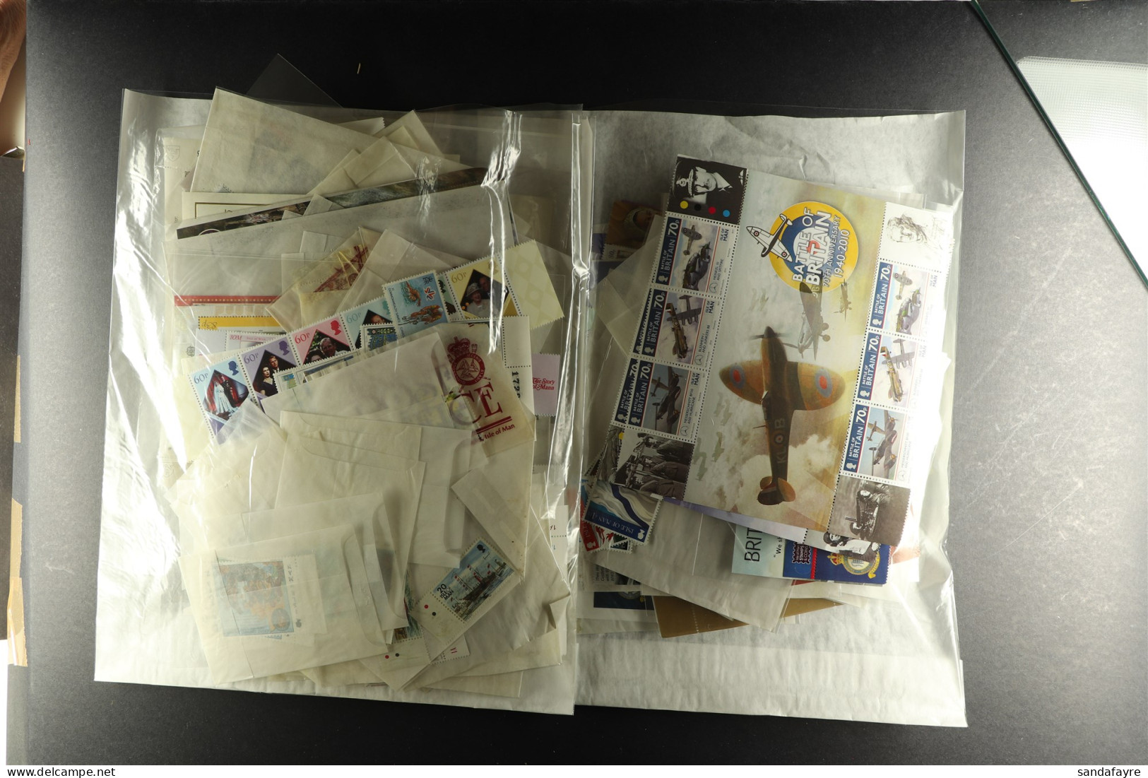 ISLE OF MAN COLLECTOR'S BOX Of Presentation Packs, Stamp Sets, Miniature Sheets, Sheetlets, And FDCs. Approximately 120  - Sonstige & Ohne Zuordnung