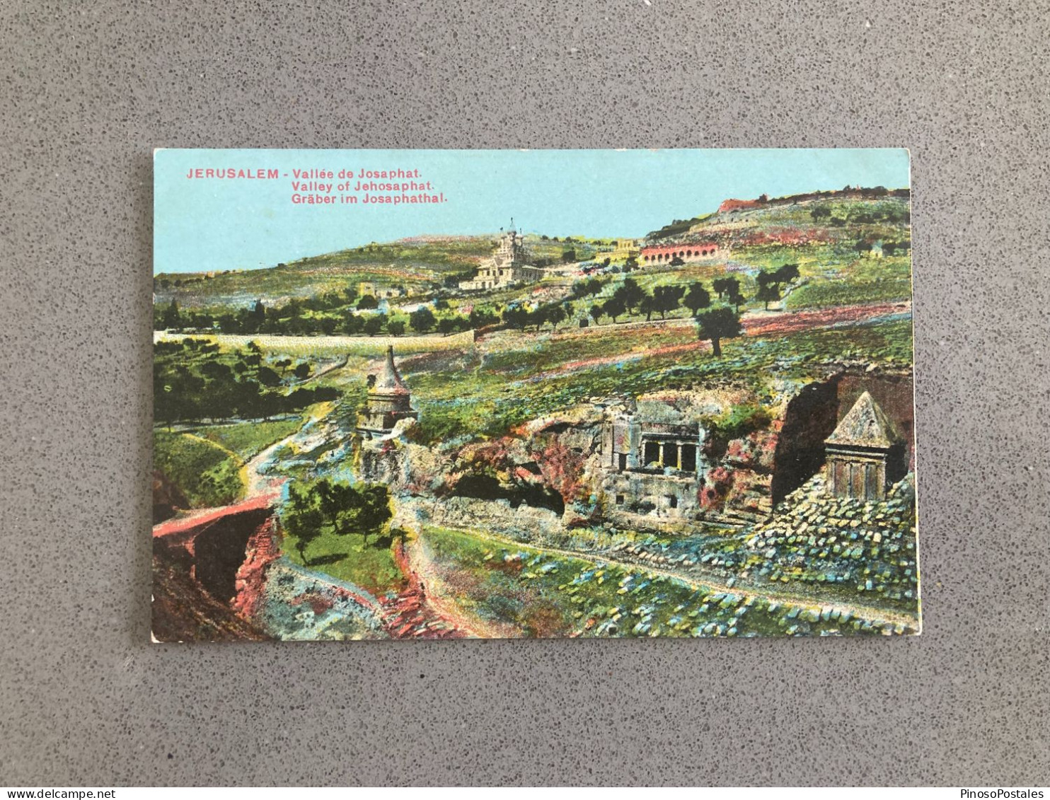 Jerusalem - Vallee De Josaphat Valley Of Jehosaphat Carte Postale Postcard - Israel