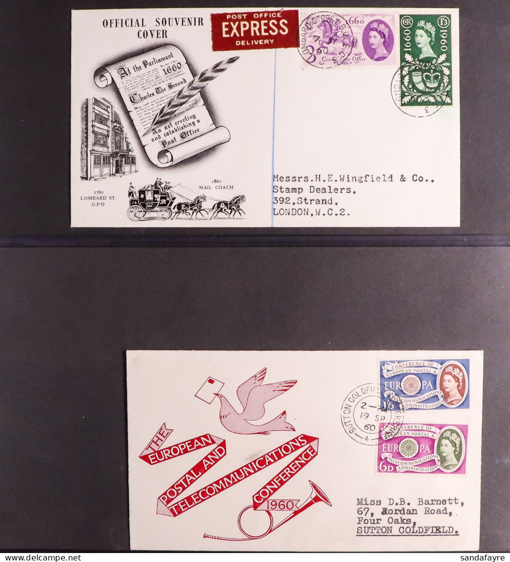 1960 - 1965 Small Collection Of 18 Illustrated, Chiefly Typed Or Printed Address First Day Covers Often With Better Canc - FDC