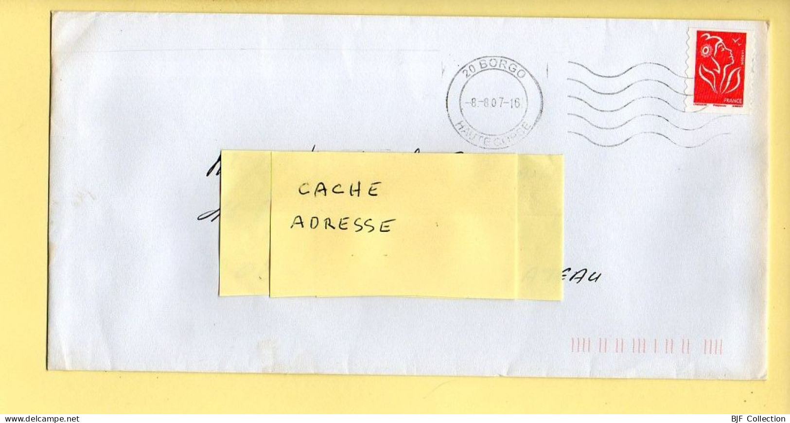 Oblitération Mécanique : FRANCE – 20 BORGO Du 08/08/2007 (voir Timbre) - Mechanical Postmarks (Other)