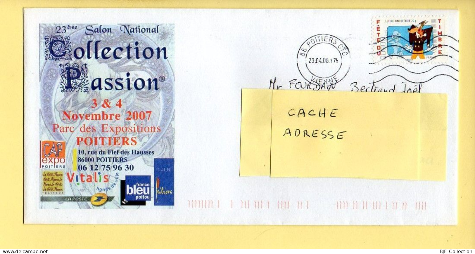 Oblitération Mécanique : FRANCE – 86 POITIERS CTC Du 23/04/2008 (voir Timbre) - Mechanical Postmarks (Other)