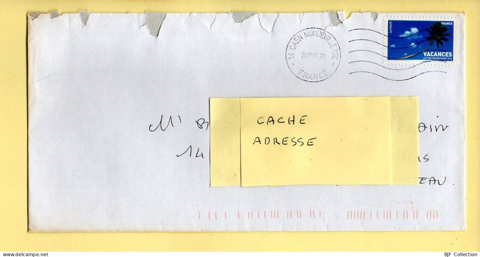 Oblitération Mécanique : FRANCE – 14 CAEN MONDEVILLE CTC Du 24/08/2007 (voir Timbre) - Mechanical Postmarks (Other)