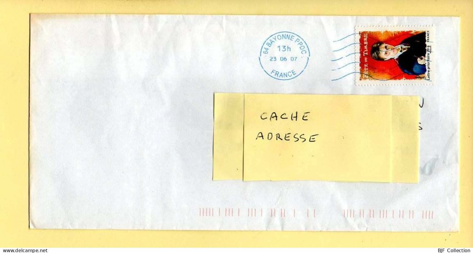 Oblitération Mécanique : Bleu / FRANCE LA POSTE – 64 BAYONNE PPDC Du 23/06/2007 (voir Timbre) - Mechanical Postmarks (Other)