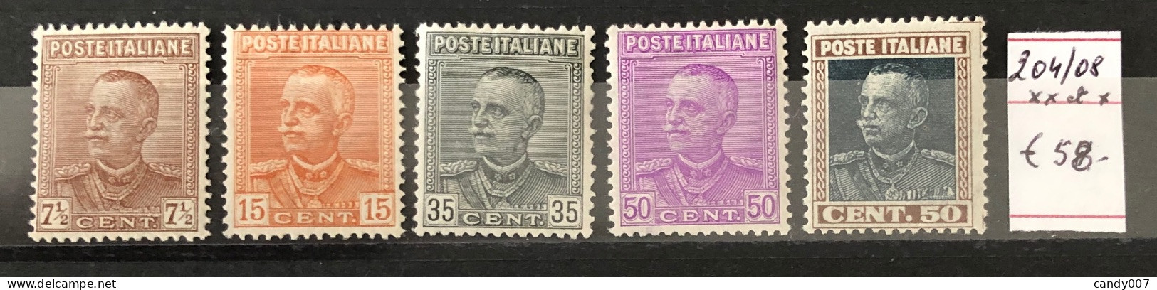 Italie Timbres  N° 204/08 Neuf* - Nuevos