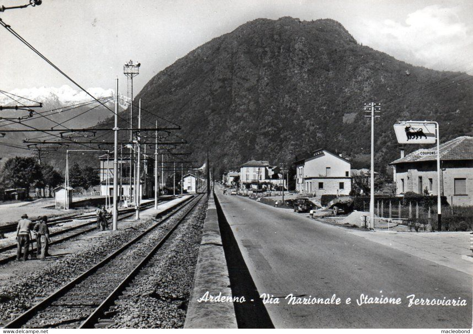 Ardenno (Sondrio) - Via Nazionale E Stazione Ferroviaria - Sondrio