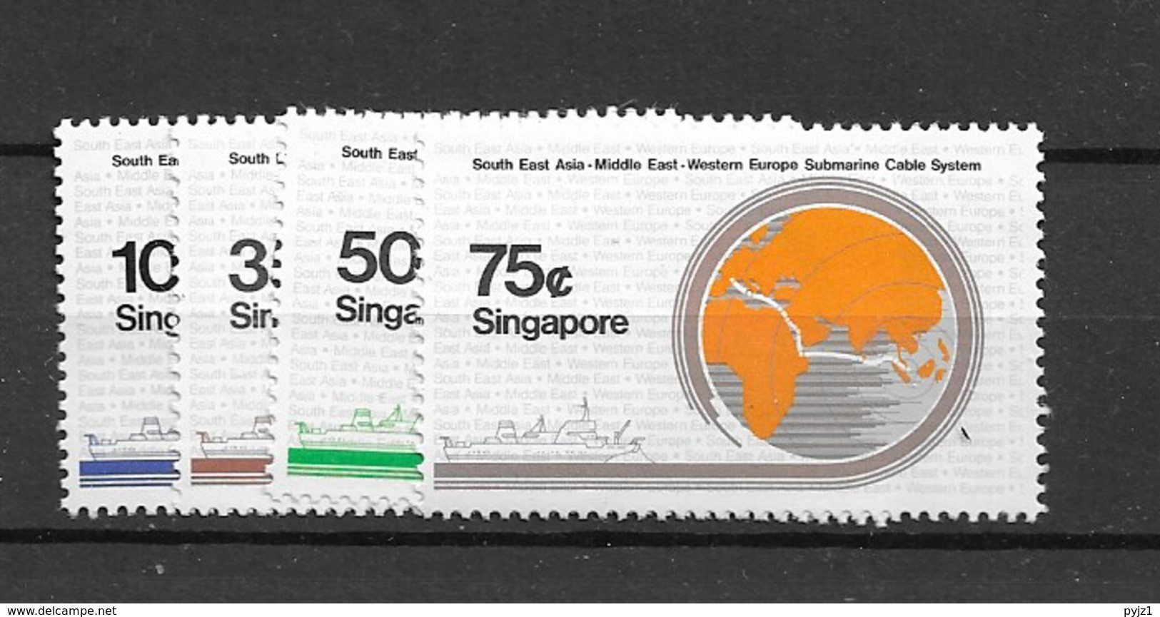 1986 MNH Singapore Mi 509-12, Postfris** - Singapour (1959-...)