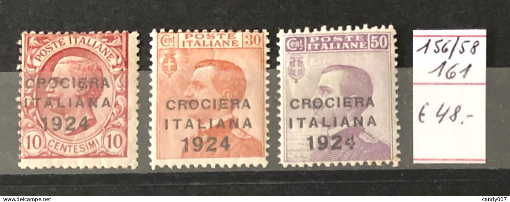 Italie Timbres  N° 156, 158, 161 Neuf* - Mint/hinged