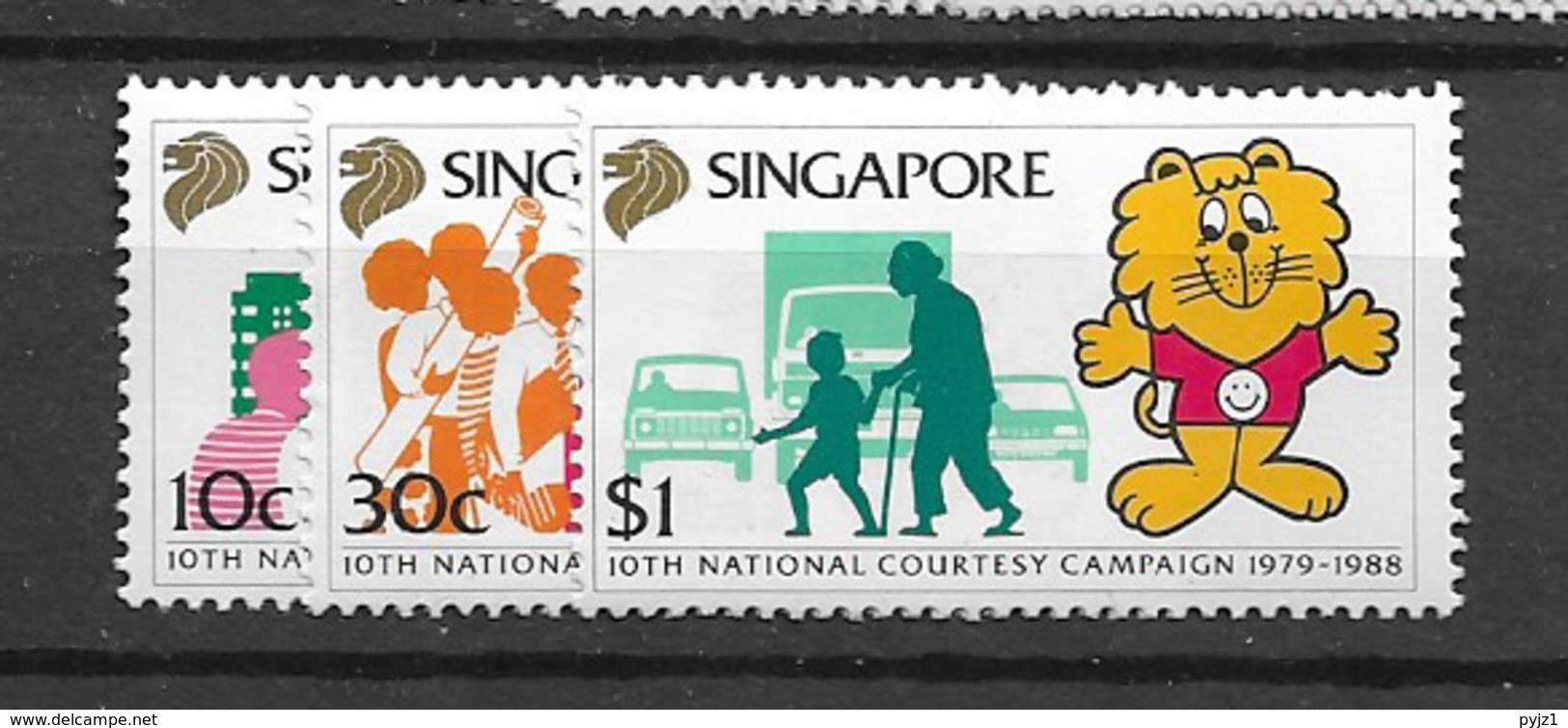 1988 MNH Singapore Mi 560-2, Postfris** - Singapour (1959-...)