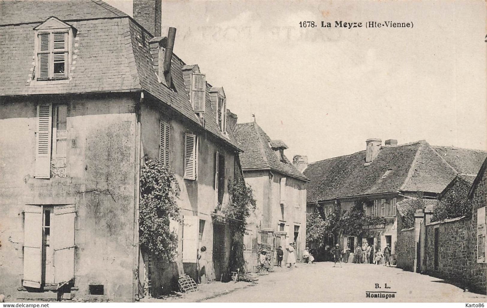 La Meyze * Rue Du Village * Hôtel Des Voyageurs * Enfants Villageois - Autres & Non Classés