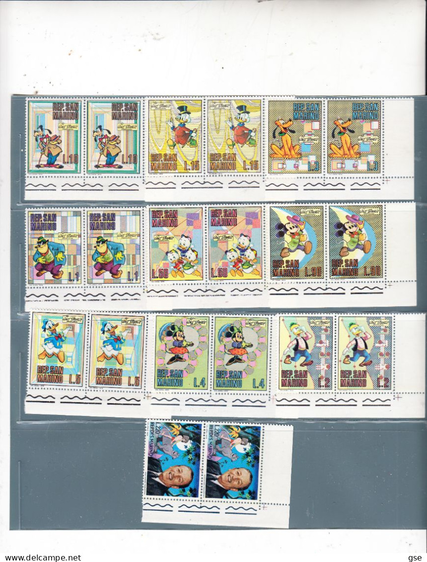 S.MARINO 200 Francobolli Nuovi Senza Linguella -  23 Serie Complete  (ripetute 2 Volte) - Collections, Lots & Séries