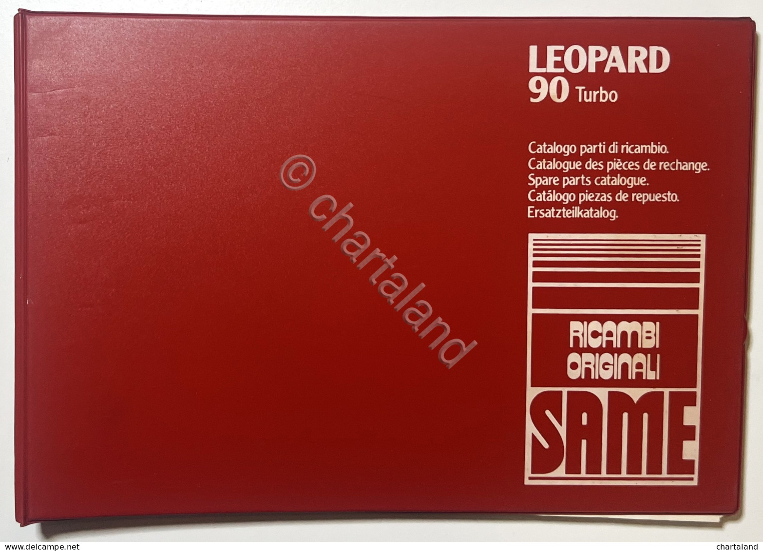 Catalogo Parti Di Ricambio Originali SAME Trattori - Leopard 90 Turbo - Ed. 1982 - Other & Unclassified