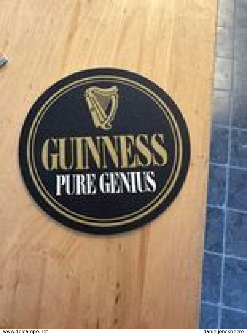 Guinness Onderlegger Biervilt Coaster Pure Genius - Portavasos