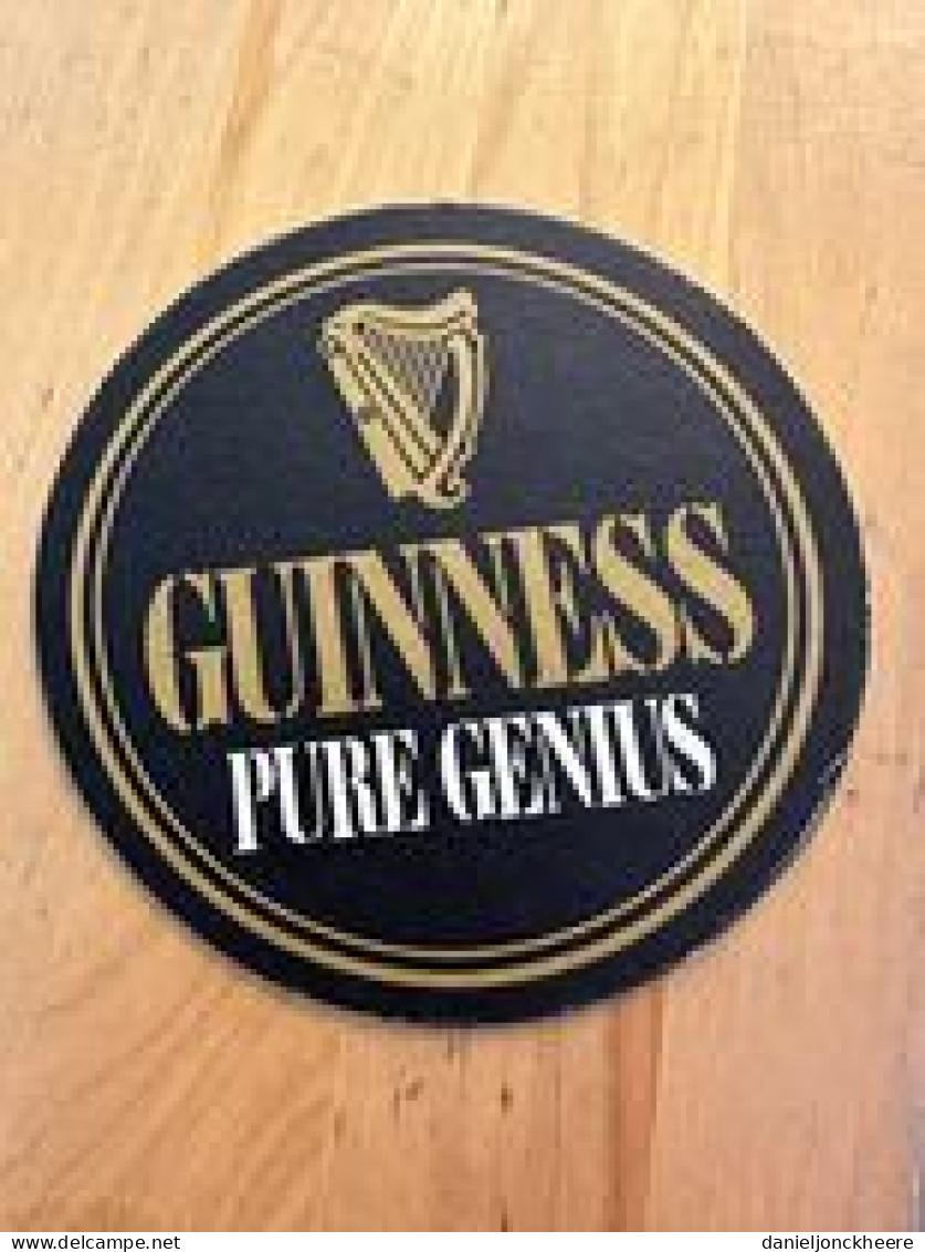 Guinness Onderlegger Biervilt Coaster Pure Genius - Beer Mats