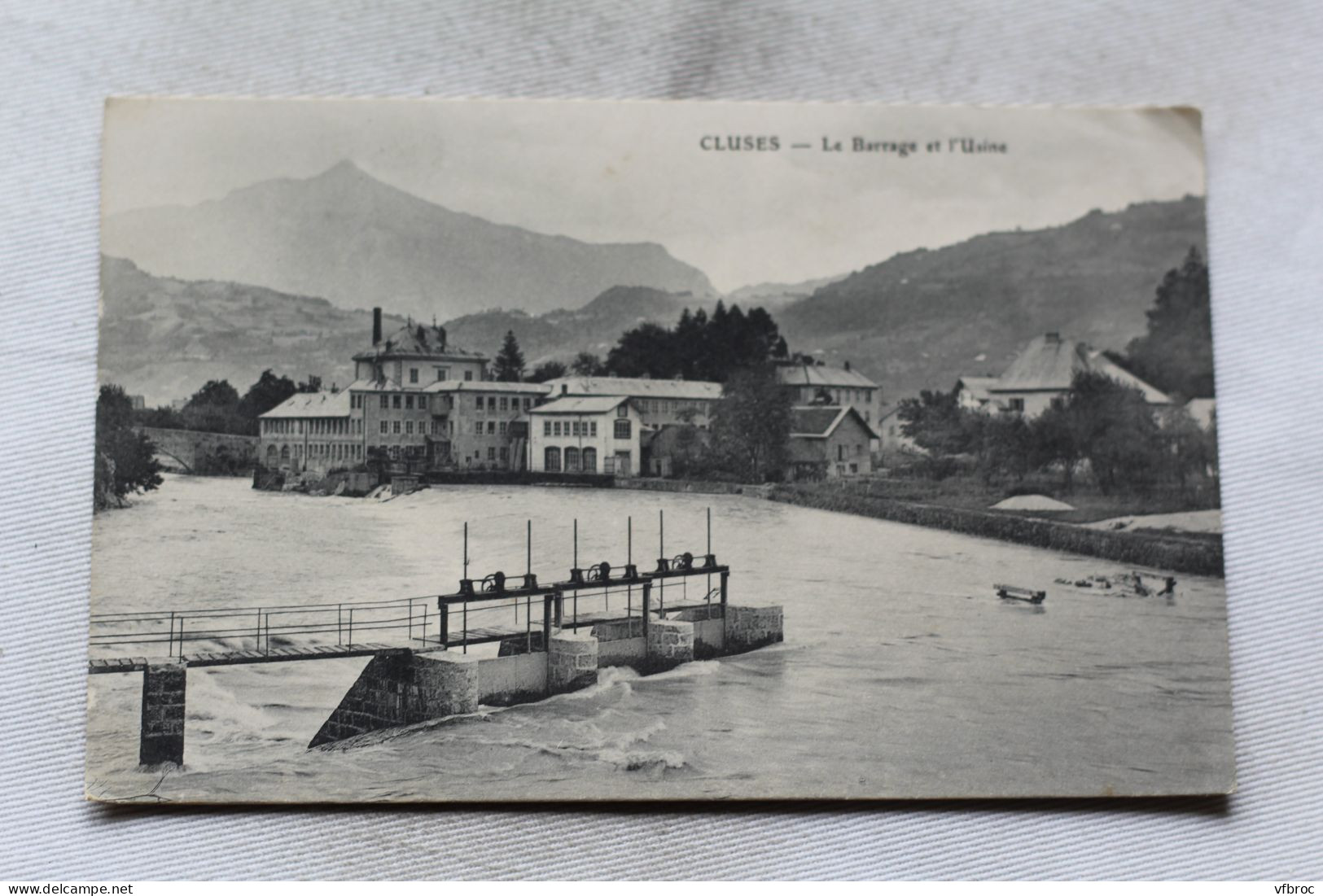 Cluses, Le Barrage Et L'usine, Haute Savoie 74 - Cluses