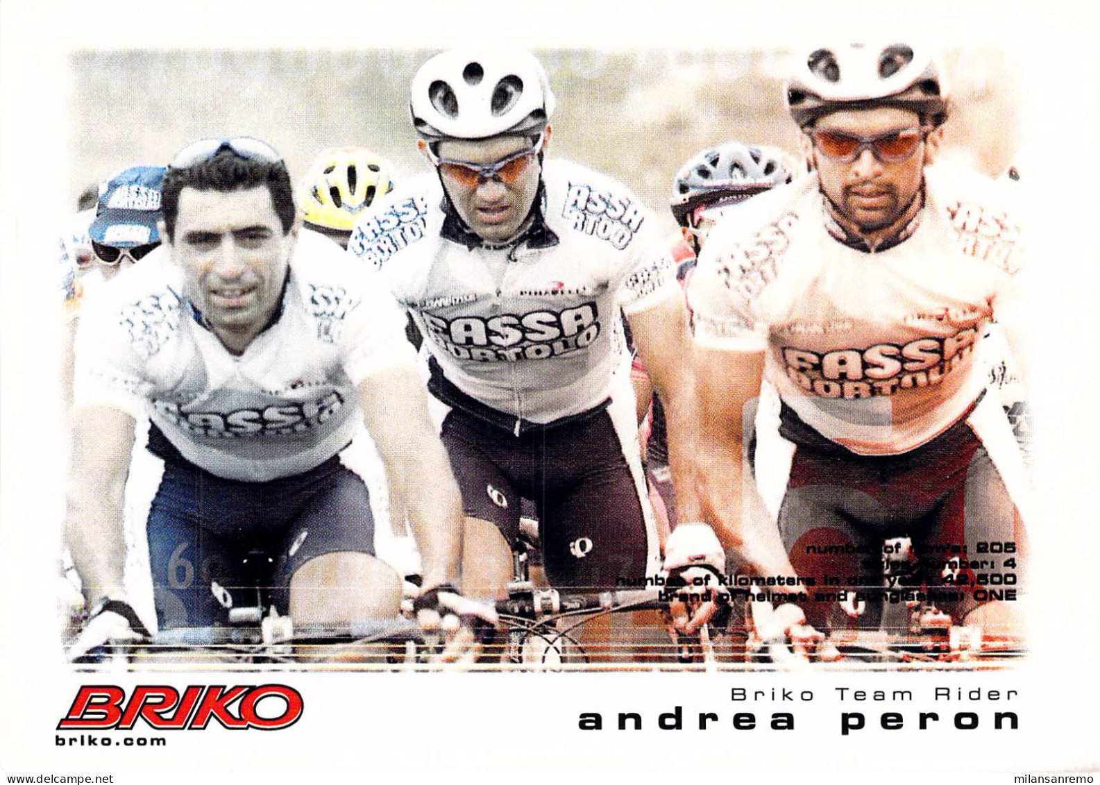 CYCLISME: CYCLISTE : ANDREA PERON - Radsport