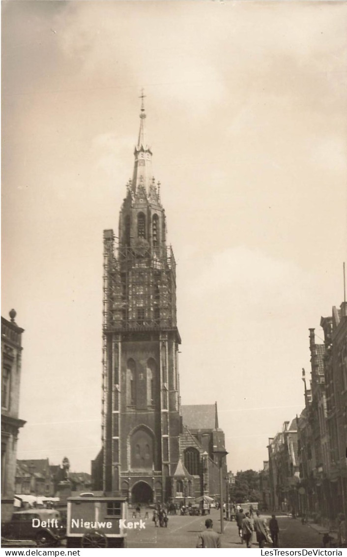 PAYS-BAS - Delft - Niewe Kerk - Vue Générale - Animé - Carte Postale - Delft