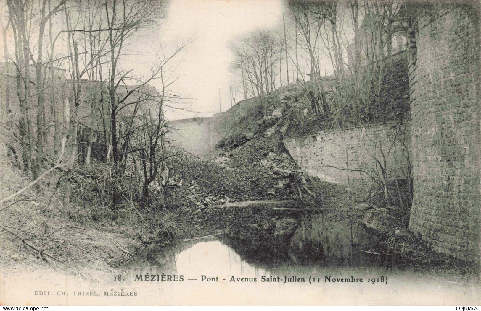 08 - MEZIERES _S28883_ Pont - Avenue Saint Julien - 11 Novembre 1918 - Charleville