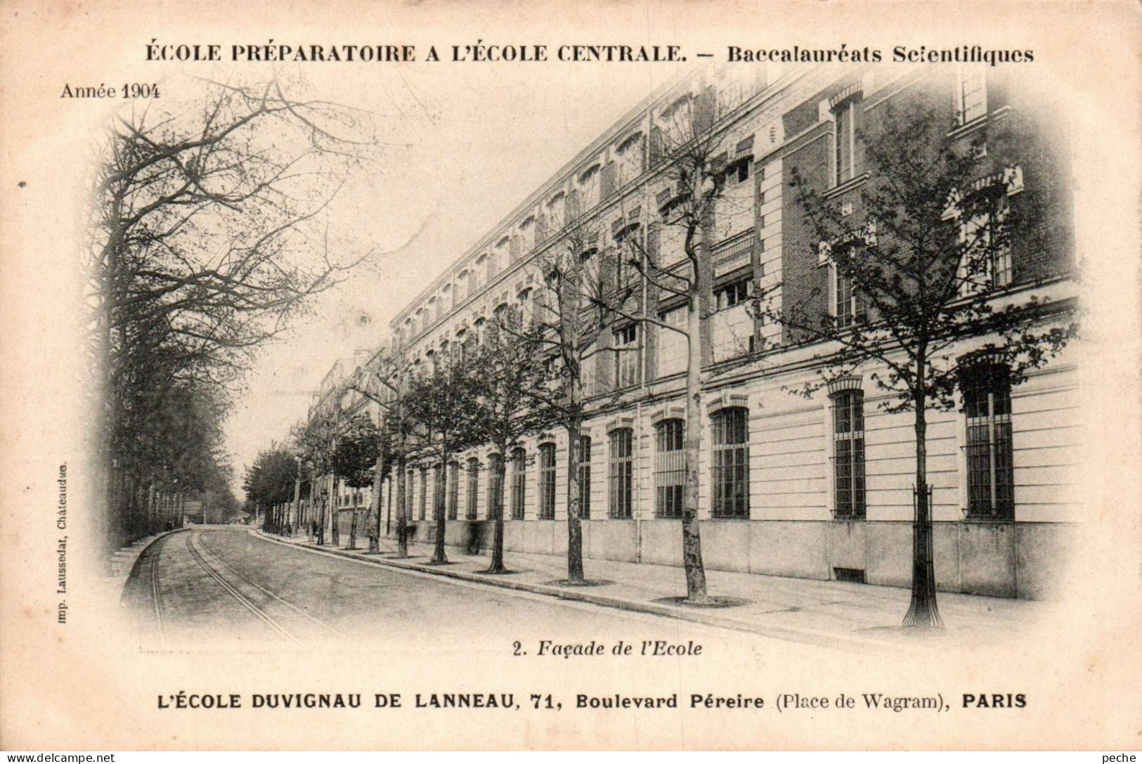 N°2637 W -cpa Paris -l'école Duvignau De Lanneau- - Enseignement, Ecoles Et Universités