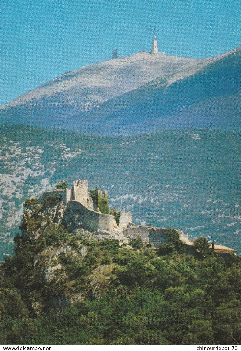 Le Comtat Venaissin Ruines Du Vieux Chateau Feodal Entrechaux - Autres & Non Classés