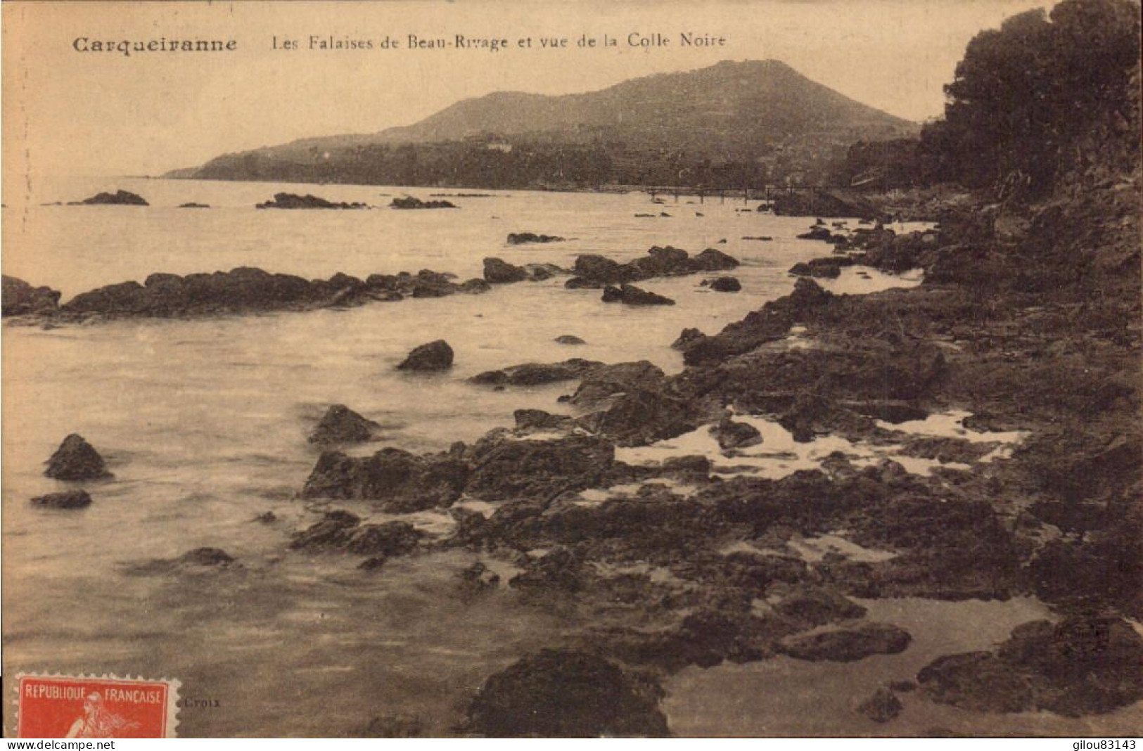 Var, Carqueiranne, Les Falaises De Beau Rivage - Carqueiranne