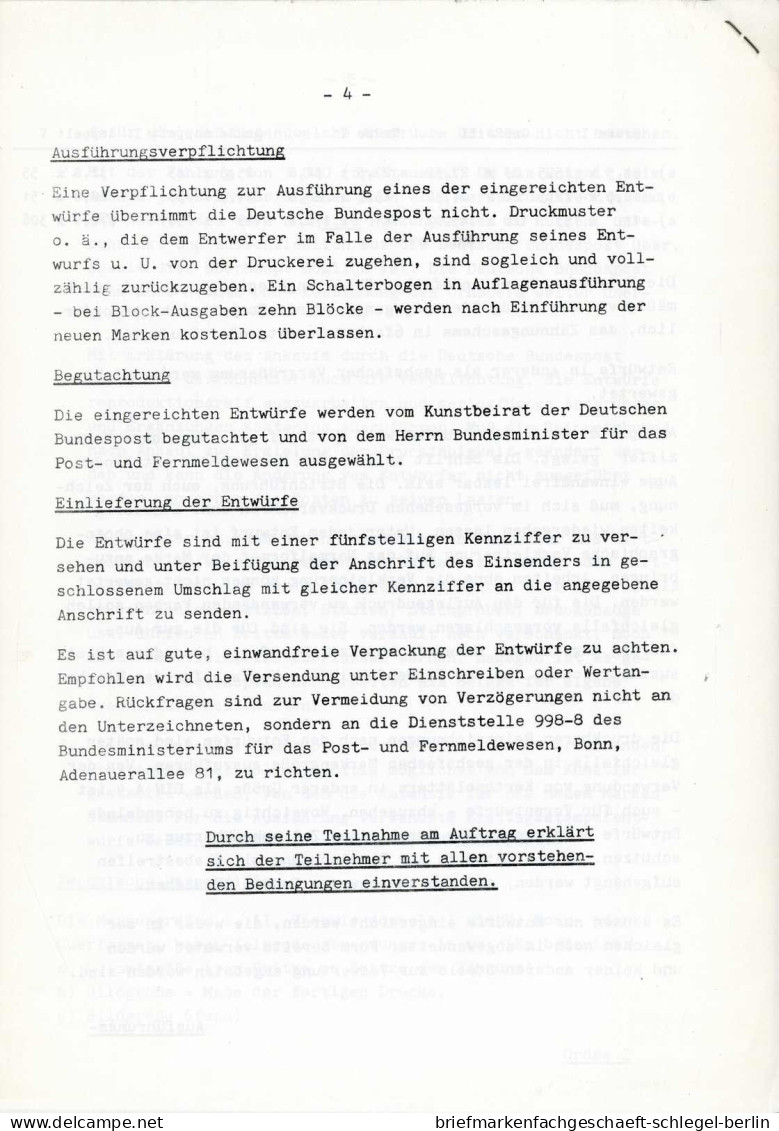 Bundesrepublik Deutschland, 1977, 926 Entwurf, postfrisch