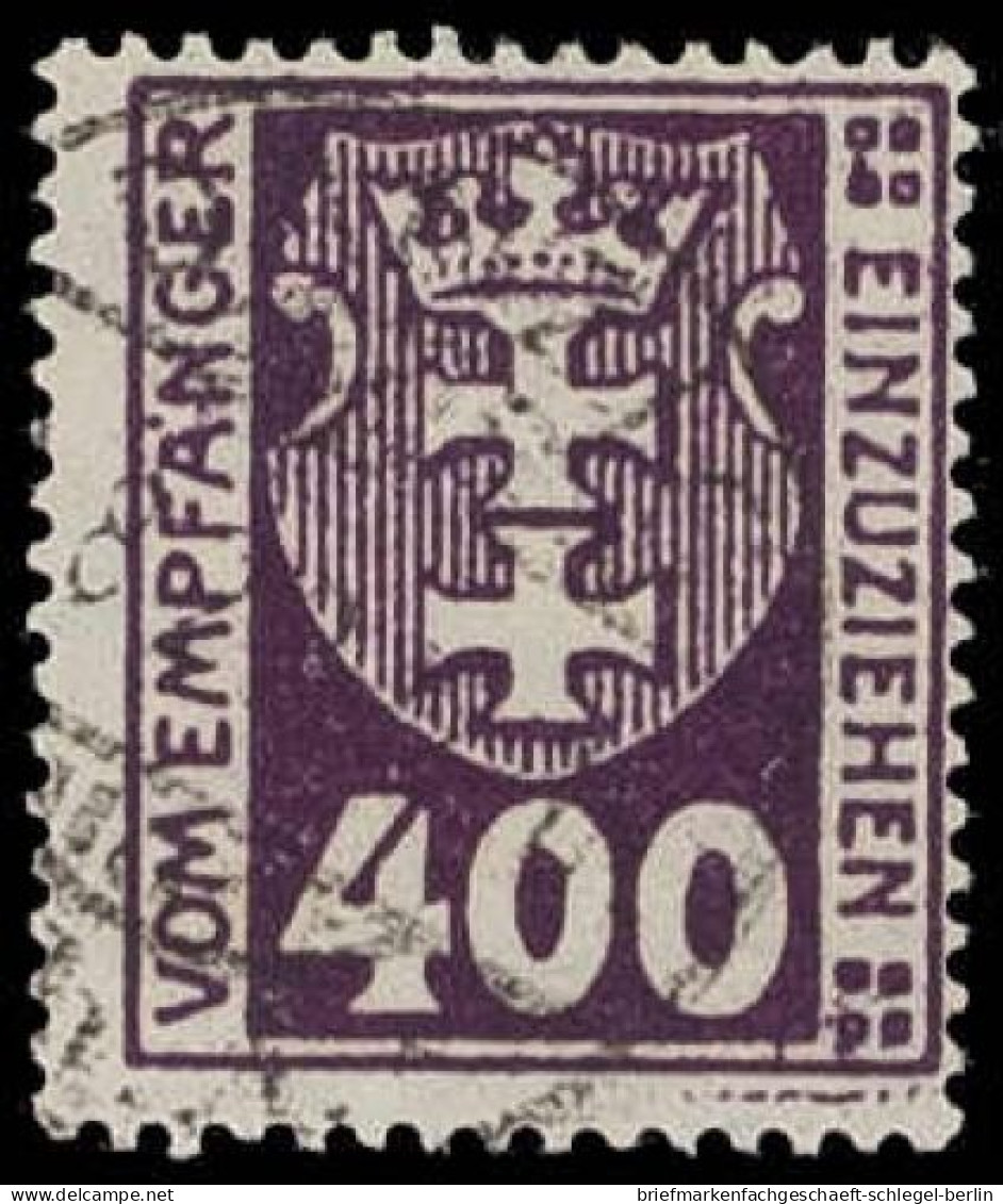 Danzig, 1923, P 18 Y, Gestempelt - Strafport