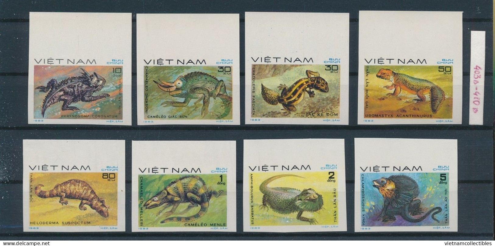 Vietnam Viet Nam MNH Imperf Stamps 1983 : Reptiles / Gecko / Lizard (Ms415) - Vietnam