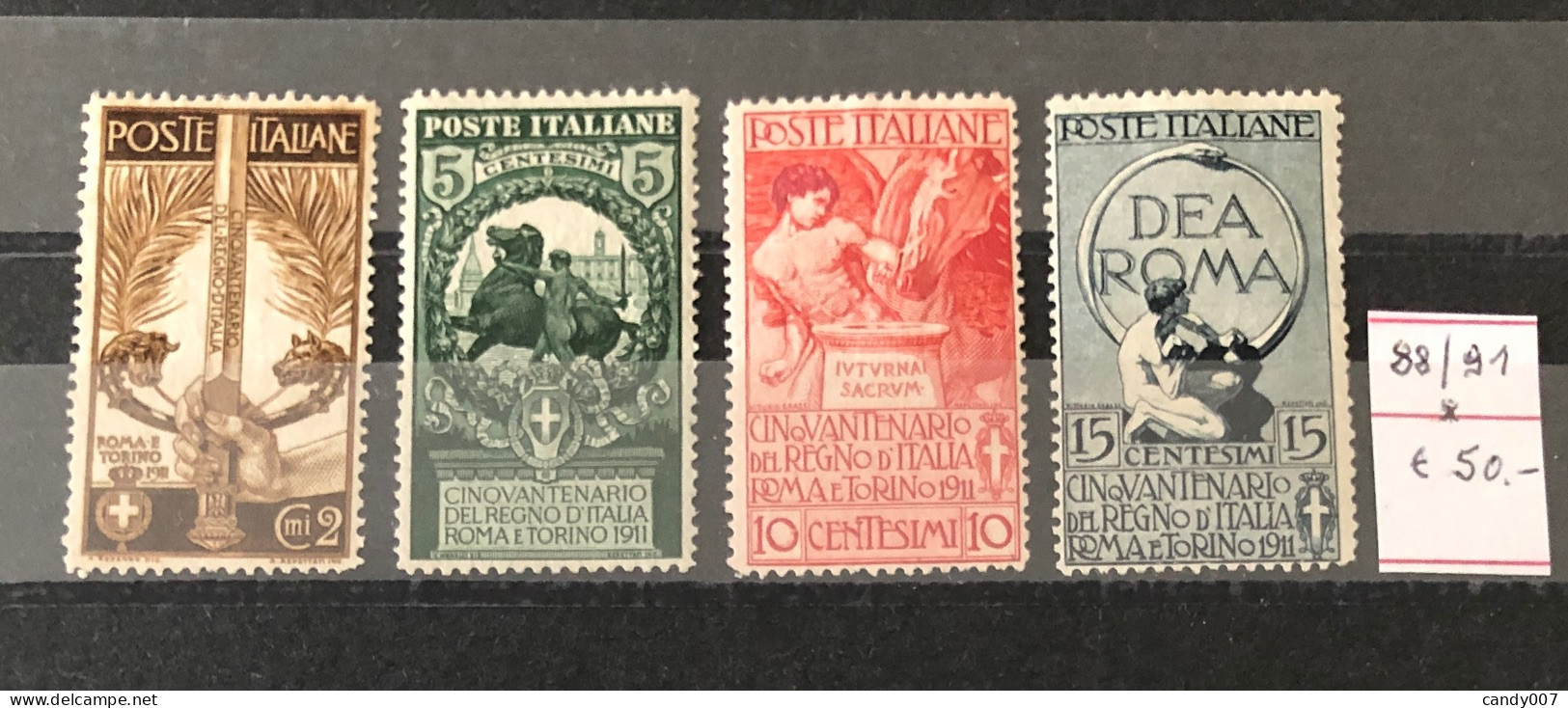 Italie Timbres  N° 88/91 Neuf* - Ungebraucht