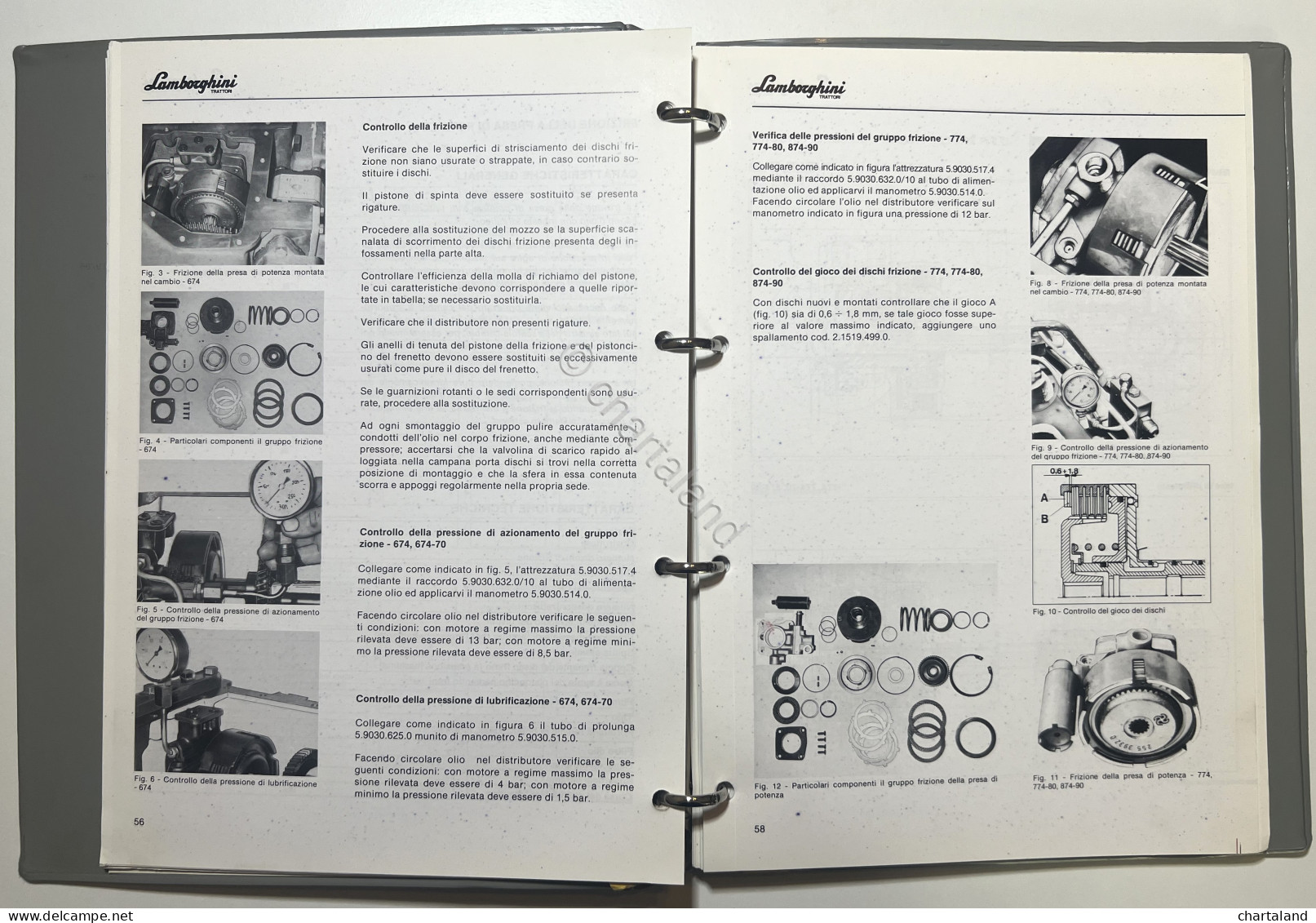 Manuale D'Officina Trattori - Lamborghini 65-90 HP - Ed. 1986 - Andere & Zonder Classificatie