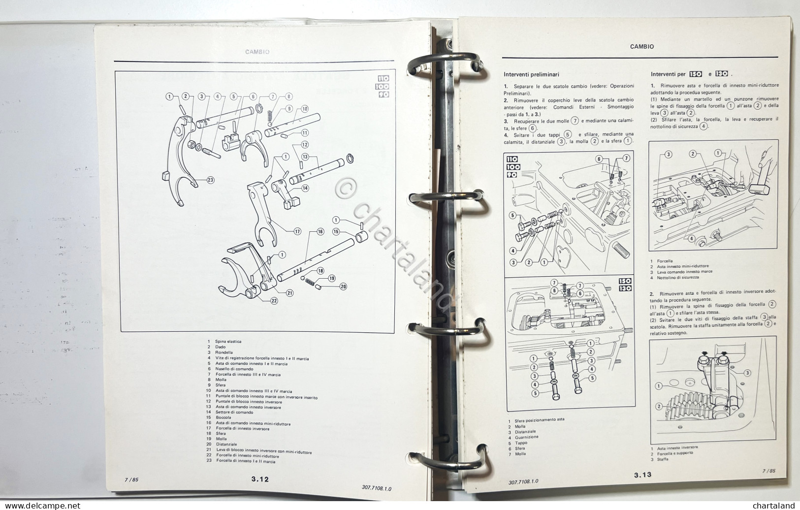 Manuale D'Officina Trattori - Lamborghini 956 1106 1306T 1506T 1706T - Ed. 1985 - Sonstige & Ohne Zuordnung