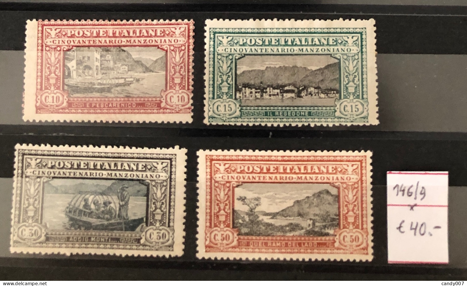 Italie Timbres  N° 146/9 Neuf* - Neufs