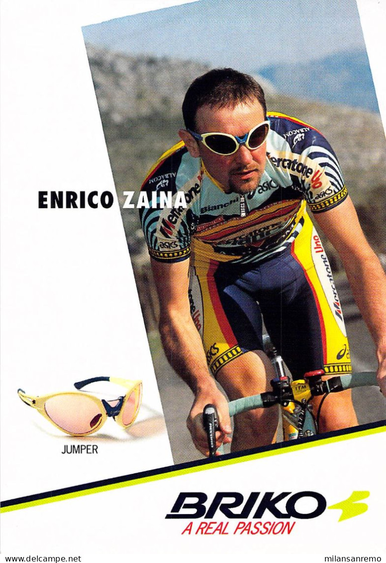 CYCLISME: CYCLISTE : ENRICO ZAINA - Cyclisme