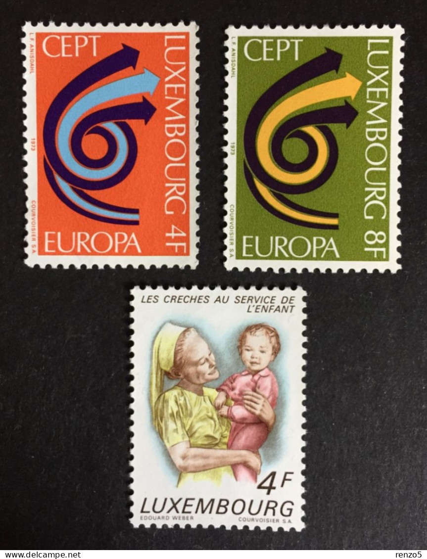 1973 Luxembourg - Publicizing Importance Of Day Nurseries In Luxembourg, Europa CEPT - Unused ( No Gum ) - Unused Stamps