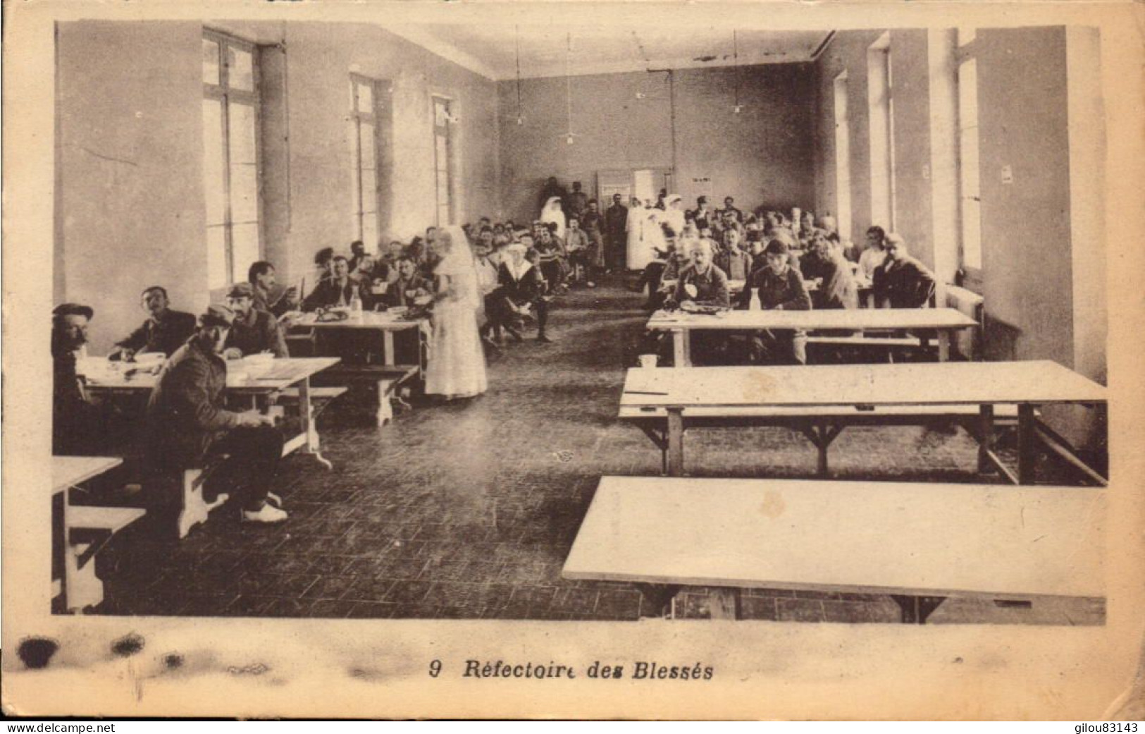 Bouches Du Rhone, Marseille, Hopital Auxilliaire, Refectoire Des Blesses - Ohne Zuordnung