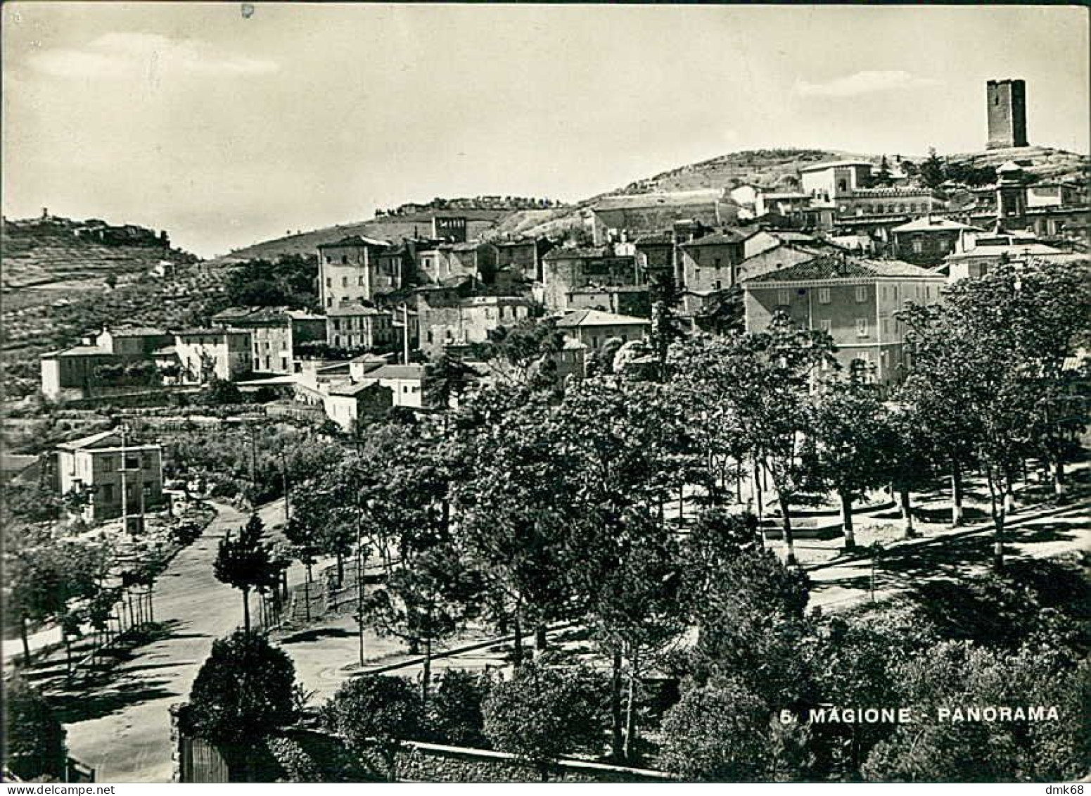 MAGIONE ( PERUGIA ) PANORAMA - EDIZIONE ANGELI - SPEDITA 1951 (20582) - Perugia