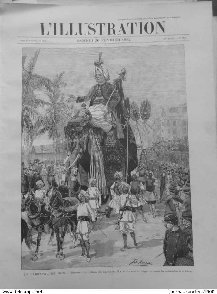 1860 1900 CARNAVAL FRANCE & EUROPE 31 JOURNAUX ANCIENS COMPLETS