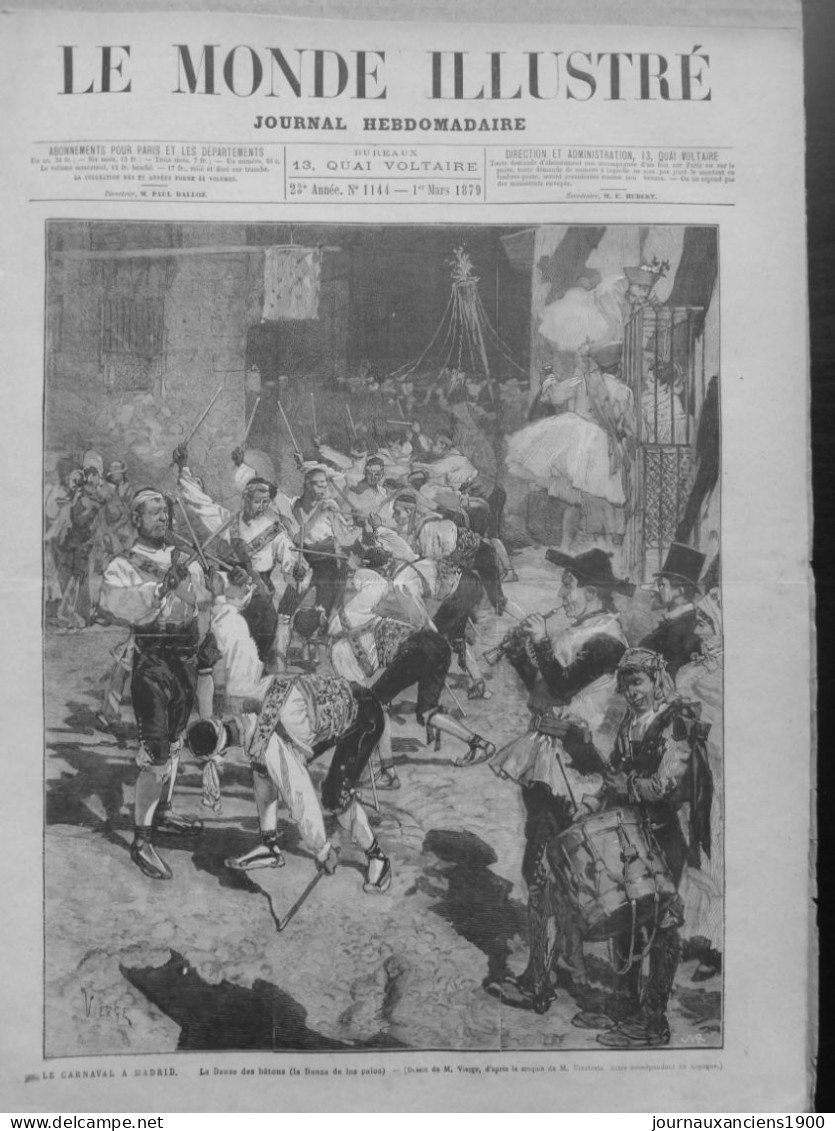 1860 1900 CARNAVAL FRANCE & EUROPE 31 JOURNAUX ANCIENS COMPLETS