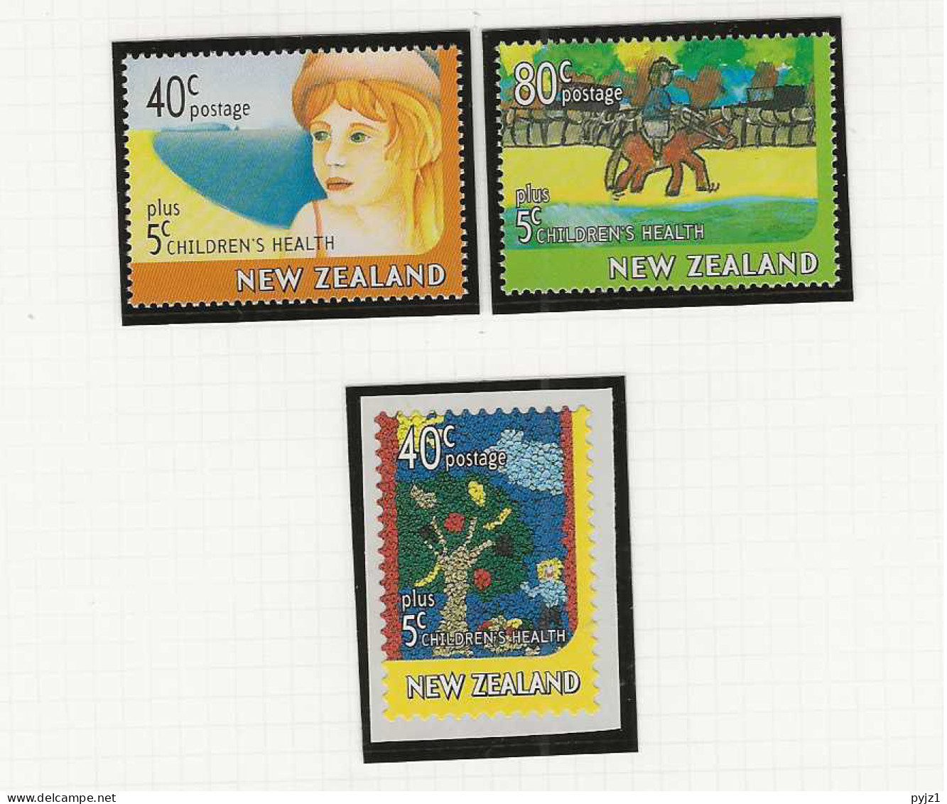 1997 MNH New Zealand Mi 1610-12 Postfris** - Unused Stamps