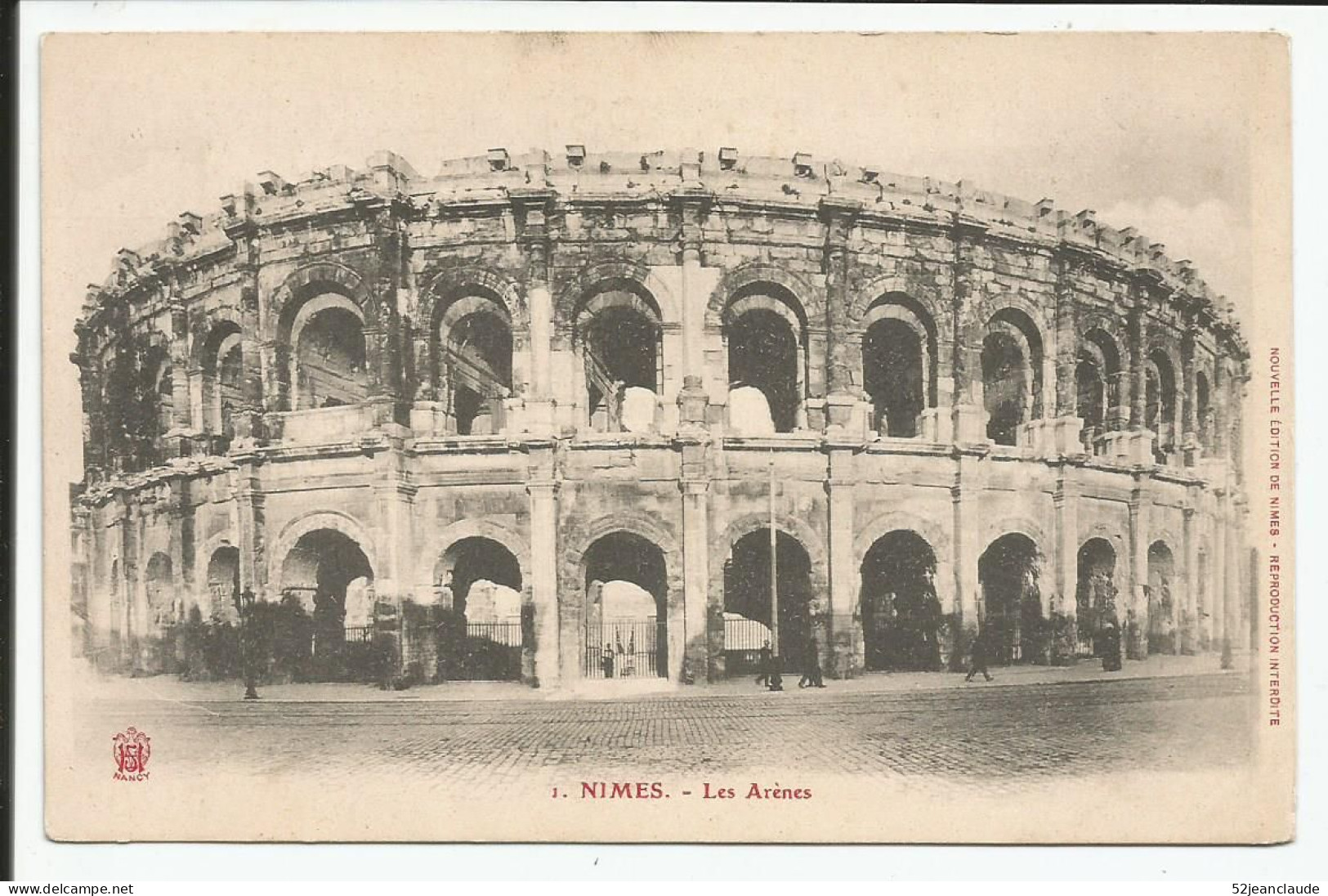 Les Arènes    1910    N° 1 - Nîmes