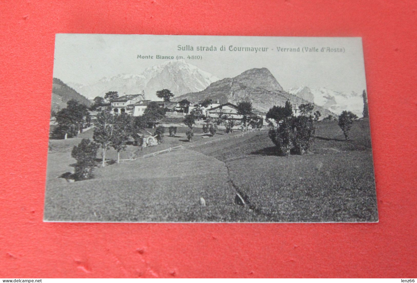 Aosta Courmayeur Verrand 1908 Ed. Modiano - Aosta