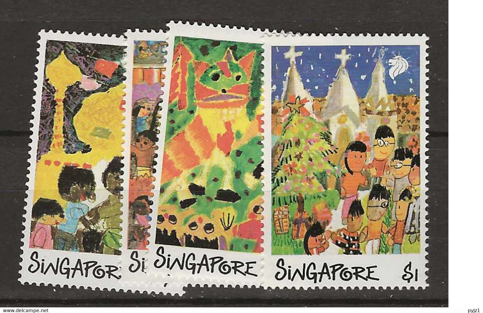 1989 MNH Singapore, Mi 583-86 Postfris** - Singapore (1959-...)