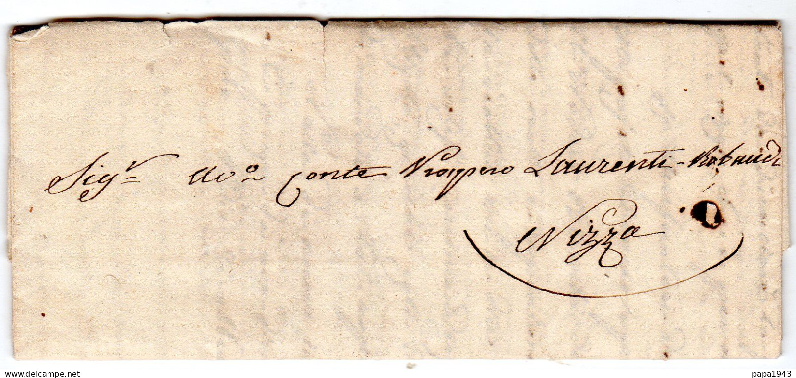 1833  D' UTELLE Envoyée Au Conte LAURENTI à NIZZA - Other & Unclassified