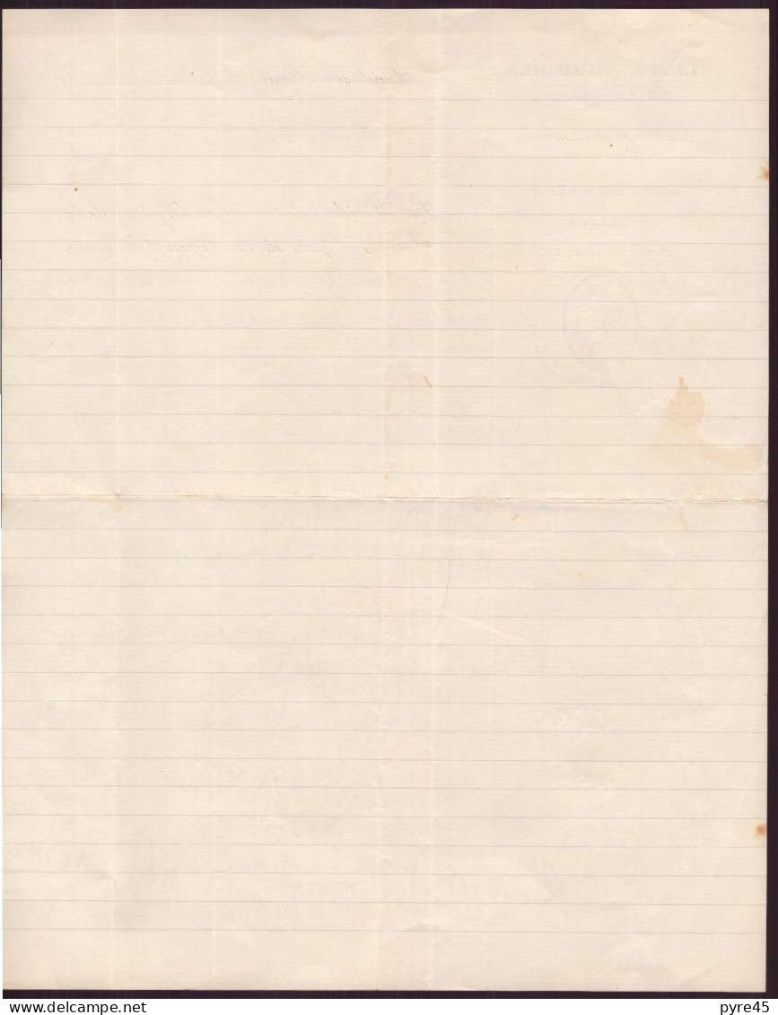 Lettre à En-tête " Ligue Agricole De La Marne " 1936 - Unclassified