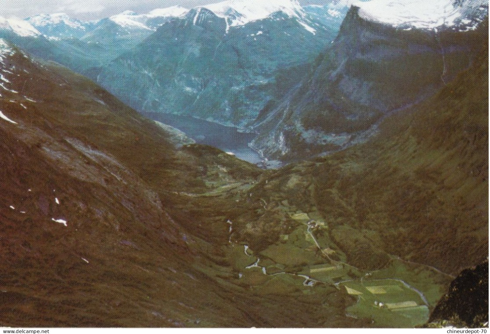 Norwegen Norway Norge Norvege Geirangerfjord Seen From Dalsnibba - Norway