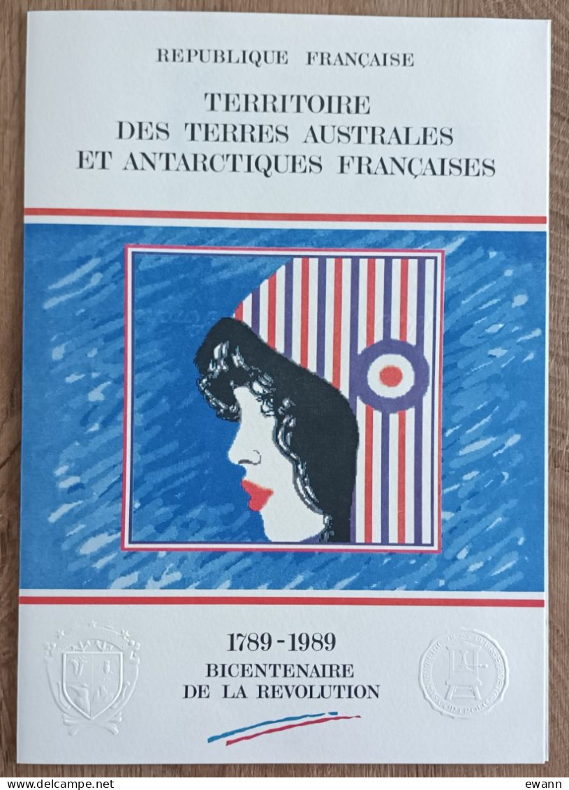 TAAF - FDC Sur Document - YT BF N°1 - REVOLUTION FRANCAISE - 1989 - Covers & Documents