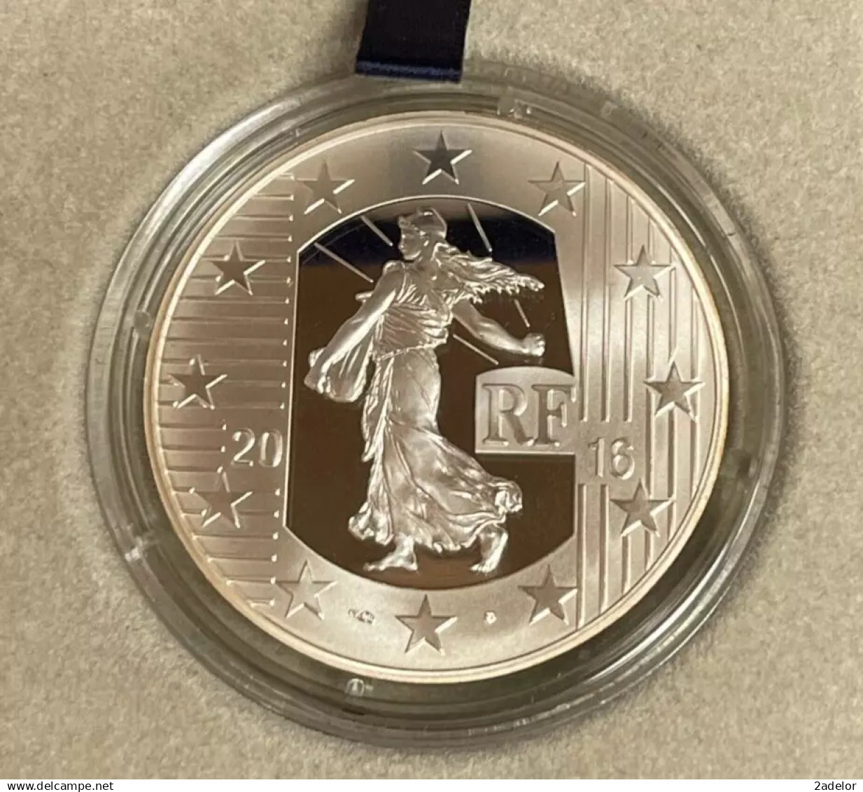 Beau Coffret De 10€ BE Argent, 2016. Monnaie De Paris. Semeuse Teston - Frankreich