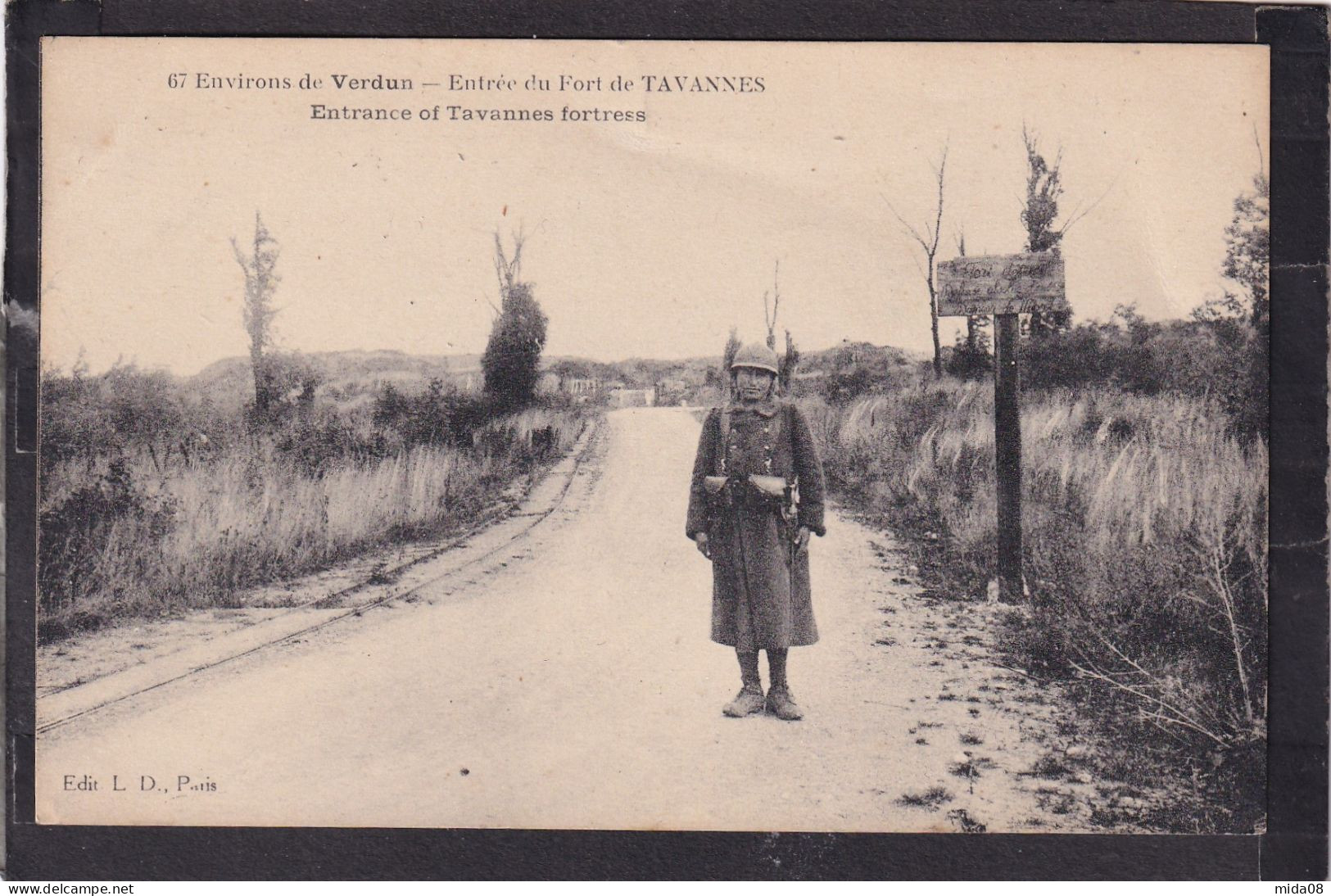 55. Environs De VERDUN . Entrée Du Fort De TAVANNES . SOLDAT . Guerre 1914.1918 - Verdun